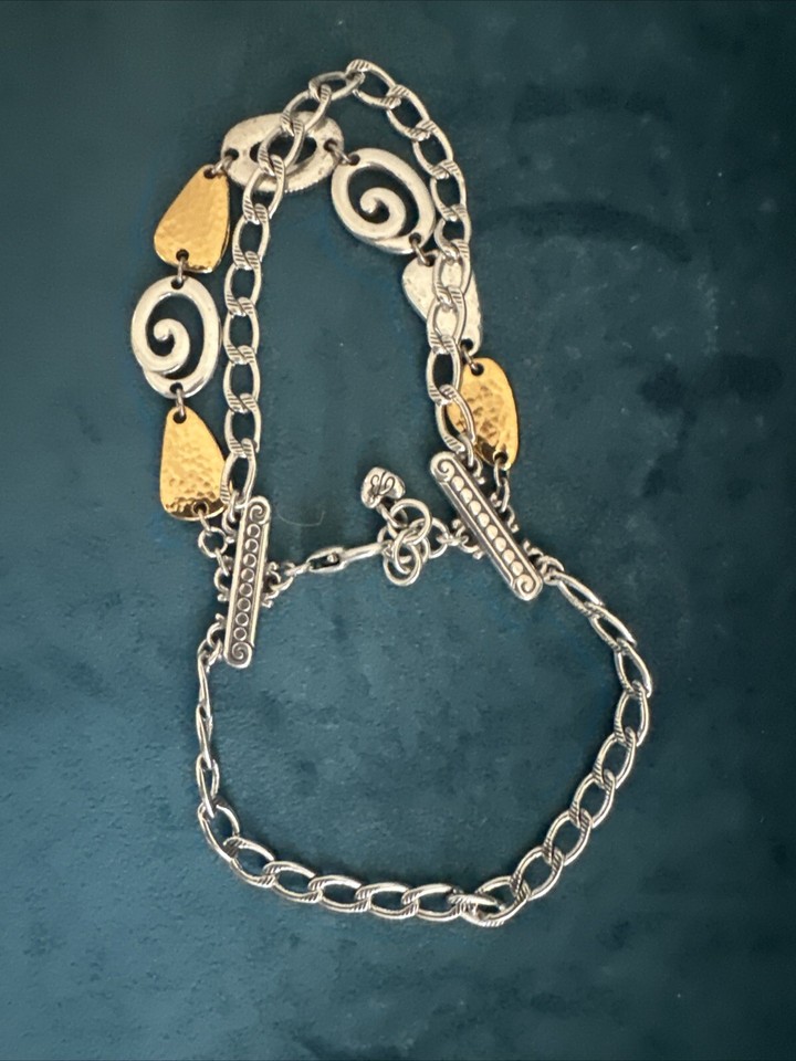 Brighton Melange Silver Round Bangle Bracelet eBay