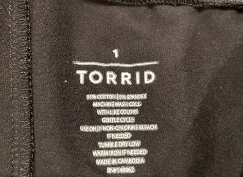 TORRID Premium Black Leggings Side Ladder Mesh Plus Size 1 (14-16) - Picture 7 of 7