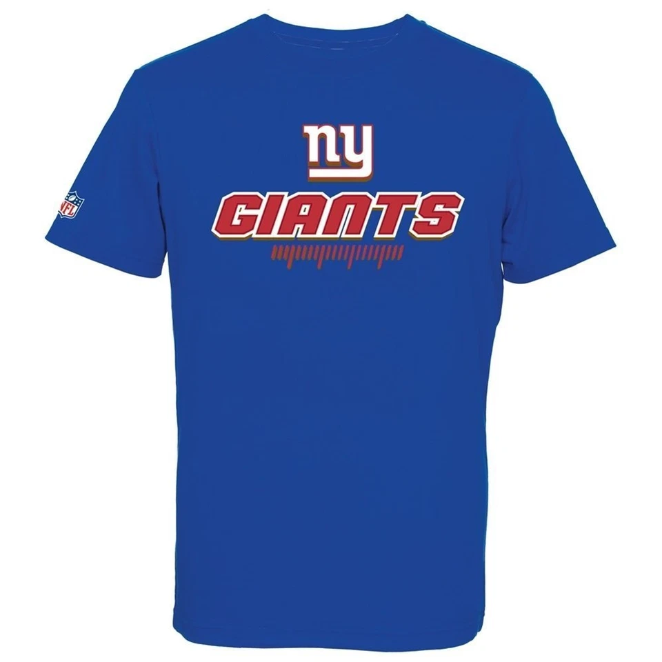 NFL T-Shirt New York Giants NY Waice Football Fanshirt Majestic royal blau