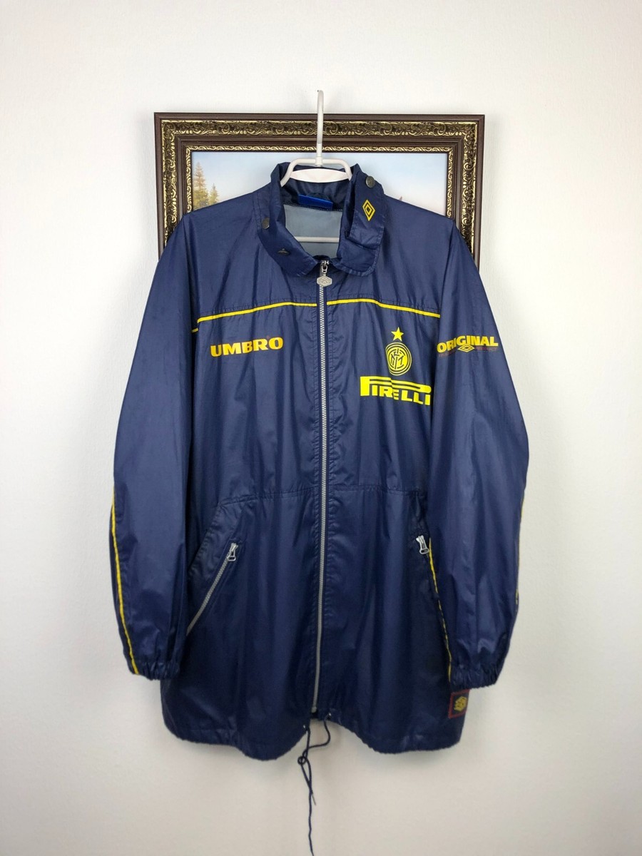 ウェア UMBRO Inter Milan nylon jacket Y2K 90's Vintage 90's Internazionale Inter Milan Football Jacket Soccer