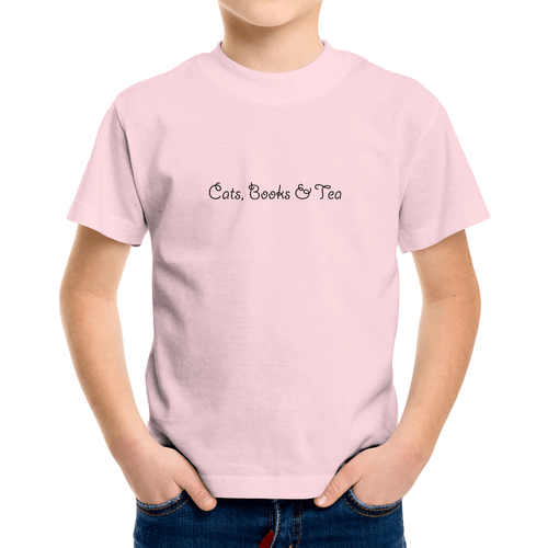 Cats Books & Tea Toddler Kids Tee Youth T-Shirt Baby Bodysuit Cute Book Cat Love - Picture 27 of 34