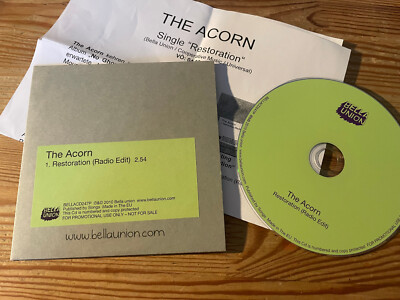CD Indie The Acorn - Restoration (1 Song) Promo BELLA UNION cb / Presskit