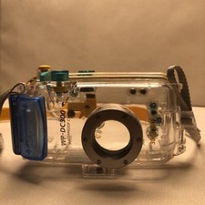 Canon Digital Camera Water Proof Case WP-DC300 Scuba Casing Clear with Strap