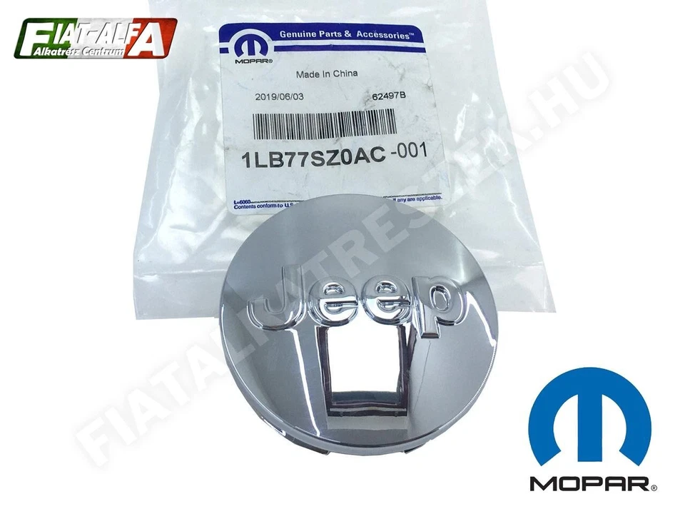 MOPAR Cherokee, Compass, Wrangler (2015-) wheel center cap K1LB77SZ0AC_KIT new - Image 3 of 4