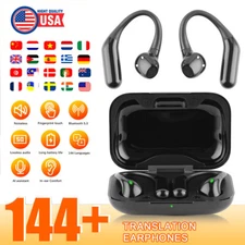 Wireless 144+ Language AI Translator Earbuds Bluetooth 5.3 Headphones For iPhone