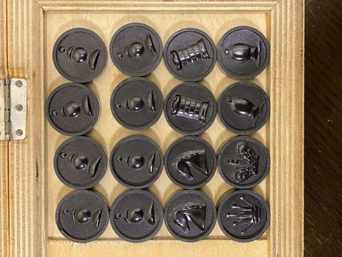 Juego de damas de ajedrez vintage URSS gran maestro soviético caja de madera opción de exportación - Imagen 8 de 12