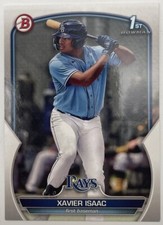 2023 Bowman Xavier Isaac #BP-145 Prospects 1st Bowman Tampa Bay Rays