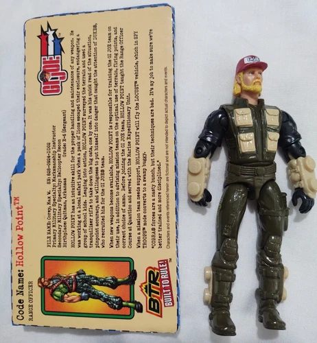 GI Joe HOLLOW POINT Mint Loose 100% Complete 2002 BTR Built To Rule