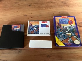 Nintendo NES Spiel Mega Man 3 Modul original Schuber Verpackung Anleitung USA
