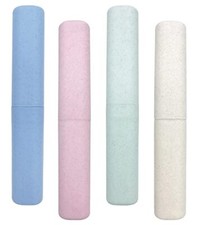 4 Pack Travel Toothbrush Case Portable Plastic Toothbrush Holder for Camping