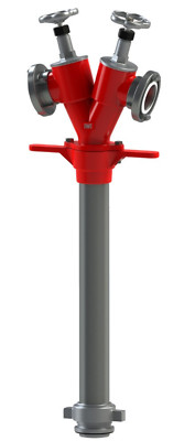 AWG hydrantenstandrohr din 14375 DN 80 bomberos tubo vertical 2x strorz B AWG hydrantenstandrohr din 14375 DN 80 bomberos tubo vertical 2x strorz B