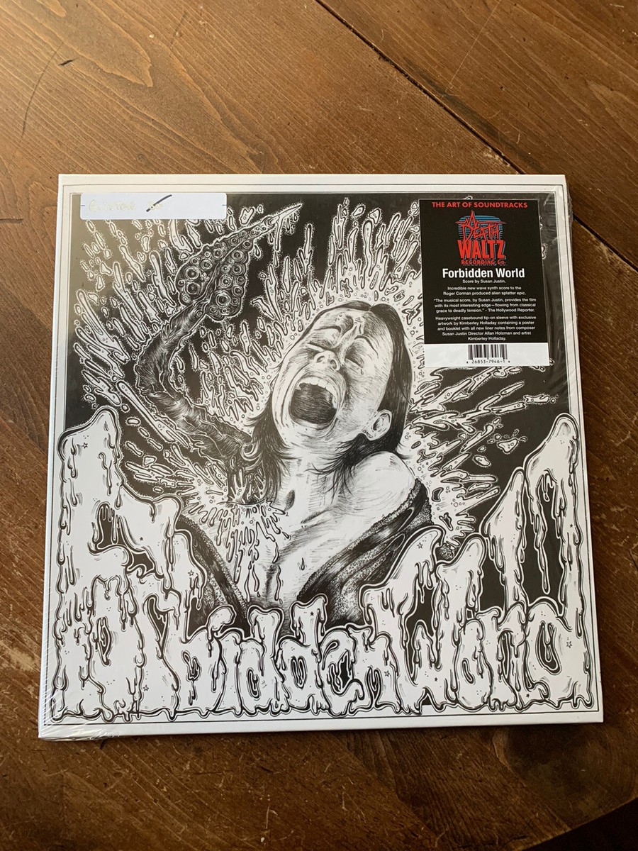 Forbidden World Movie Soundtrack Black Glitter Vinyl Death