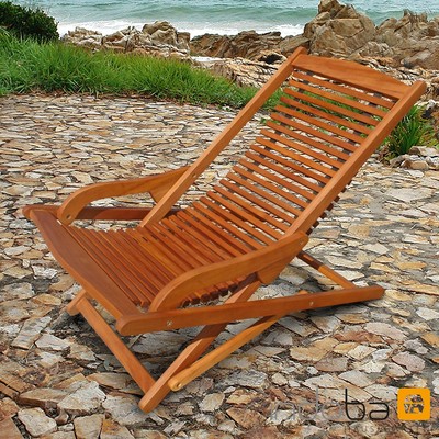 Relaxchair Liegestuhl Sonnenliege Garten Relax Stuhl Relaxliege Gartenmobel Holz Ebay