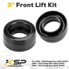 3" Front Leveling Lift Kit for 2WD ONLY 1994-2011 Ram 2500/3500 94-18 Ram 1500