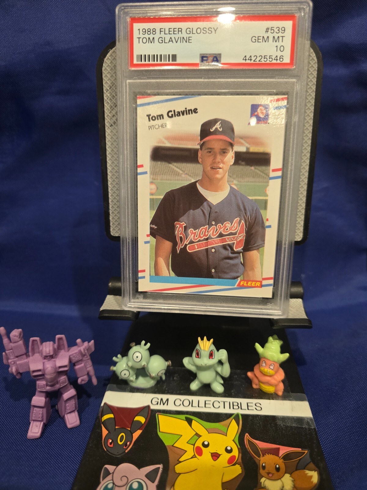1988 Fleer Glossy Tom Glavine #539 HOF RC Atlanta Braves Rookie PSA 10 GEM MT RC