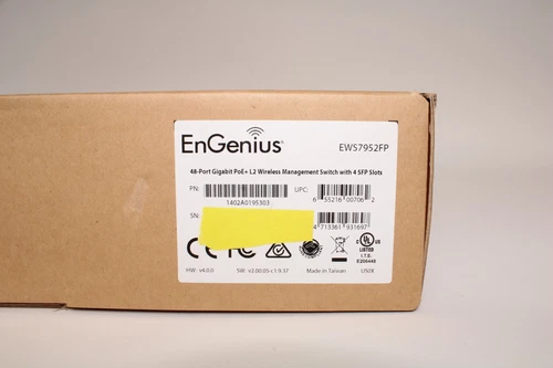 EWS7952FP, ENGENIUS 48-Port Managed Gigabit 740W PoE+ Switch