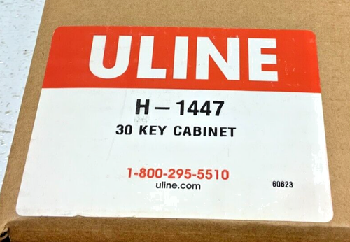 Uline H-1447 Keyed Locking Slotted 30 Key Cabinet w Tags Keys and Manual 63B - Picture 17 of 17