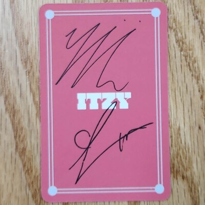 Ryujin Lia Official Unit Photocard Itzy Kill My Doubt Digipack Ver