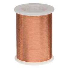 42 AWG Gauge Enameled Copper Magnet Wire 1.0 lbs 51313' Length 0.0026" 155C Nat