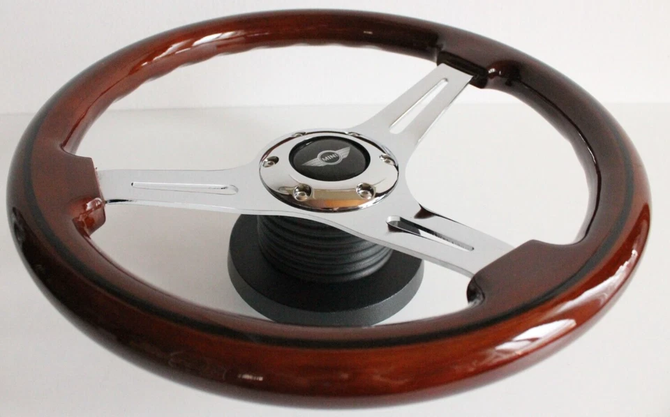 Volante serve para Mini Cooper Wood Austin Metro MG 1300 Clubman Regent - Imagem 3 de 4