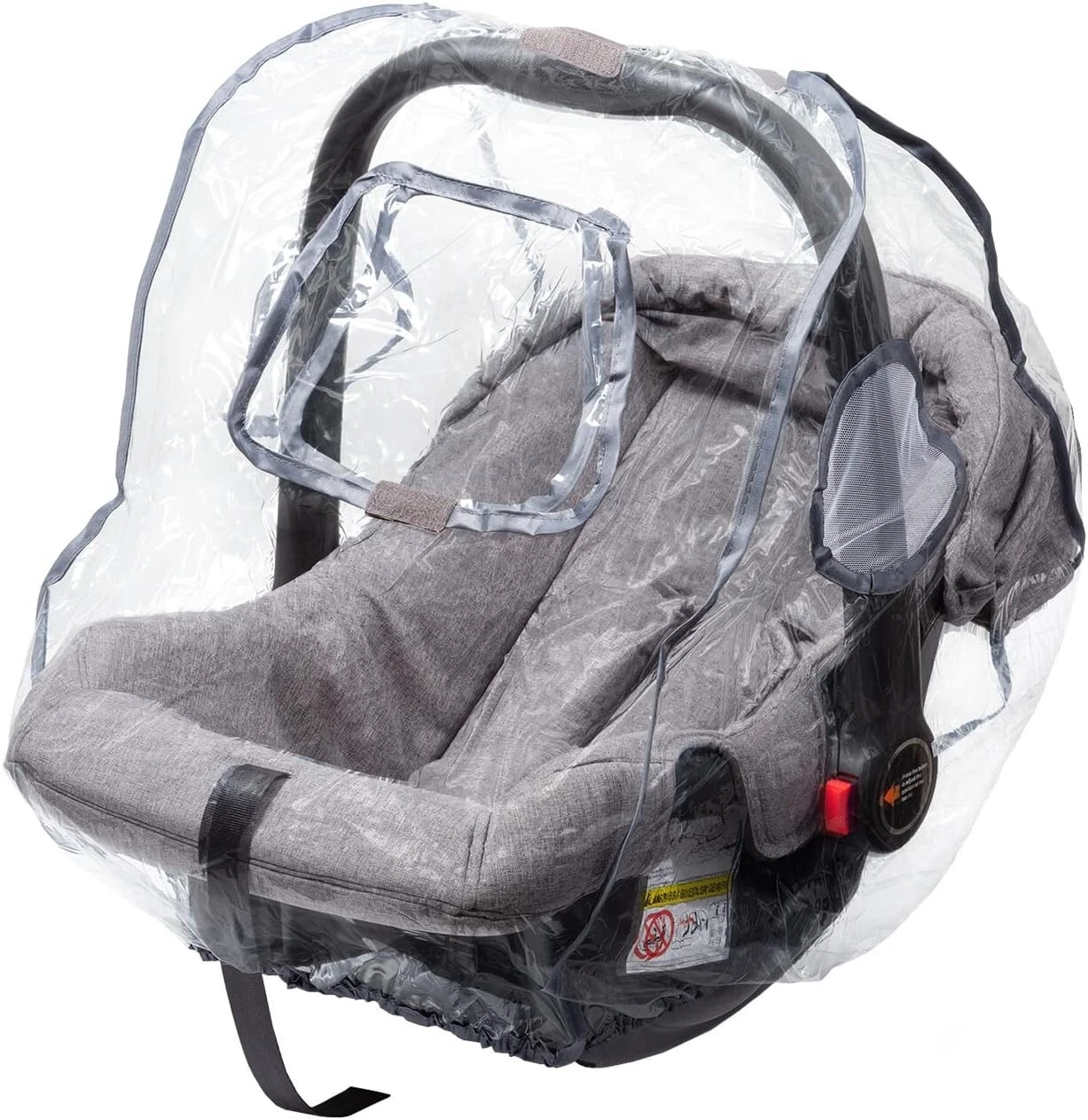 Babify - Rain protection blanket with front window and ventilation