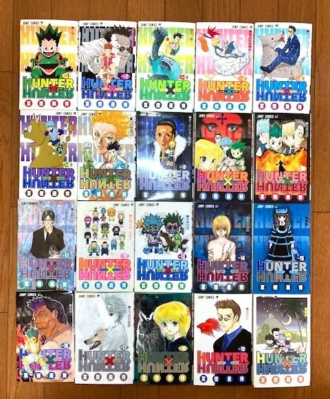 Hunter x Hunter Japanese Vol.1-37 Complete Full set Manga Comics Togashi