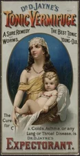 8" x 10" Photo Dr. D. Jayne's Tonic Vermifuge. A Sure Remedy for Worms