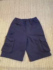 Cub Scout Size 4 Navy Blue Uniform Cargo Shorts Adjustable Boy Scouts