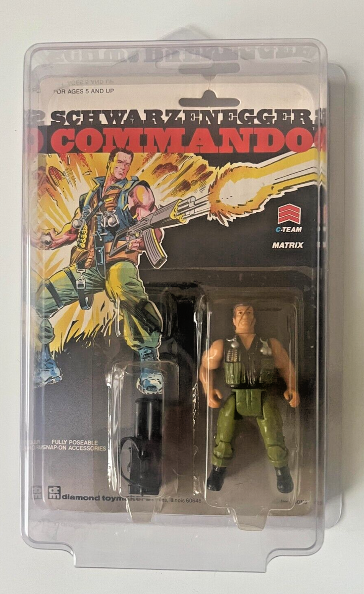 1985 Diamond Toymakers Arnold Schwarzenegger COMMANDO Blaster
