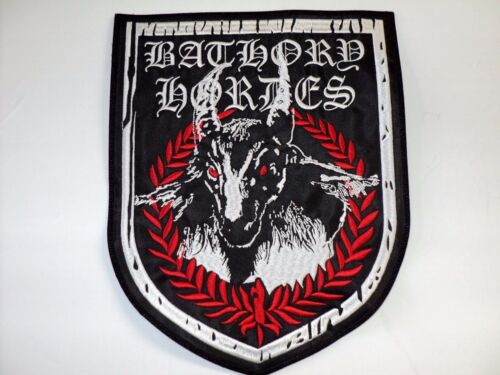 BATHORY  HORDES SHIELD     EMBROIDERED BACK PATCH - Picture 1 of 1