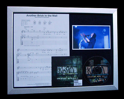 KORN Another Brick In The Wall TOP QUALITY CD FRAMED DISPLAY+EXPRESS GLOBAL SHIP
