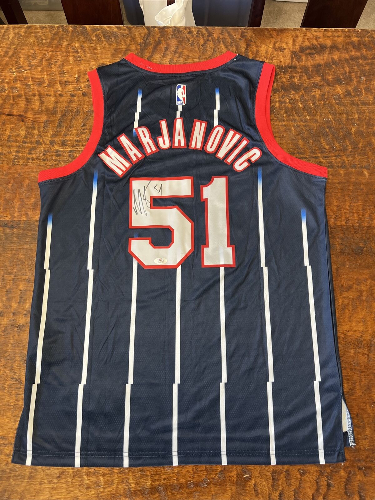 Boban Marjanovic Dallas Mavericks Signed Autographed White #51