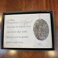Wendell August Forge Aluminum Guardian Angel Christmas Ornament - New in Box