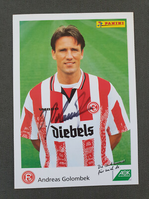 Andreas Golombek   Fortuna Düsseldorf   Autogrammkarte   AK 1996/97   signiert 