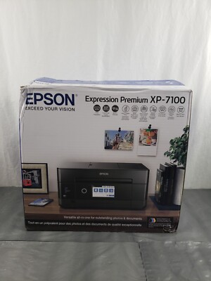 Epson Expression Premium XP-7100 Wireless Color Photo inkjet Copy Scan Printer