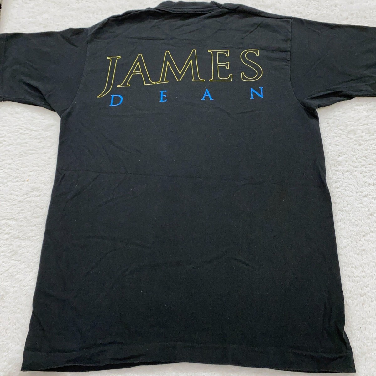 vintage 80s JAMES DEAN T-Shirt MEDIUM/LARGE single stitch 90s | eBay