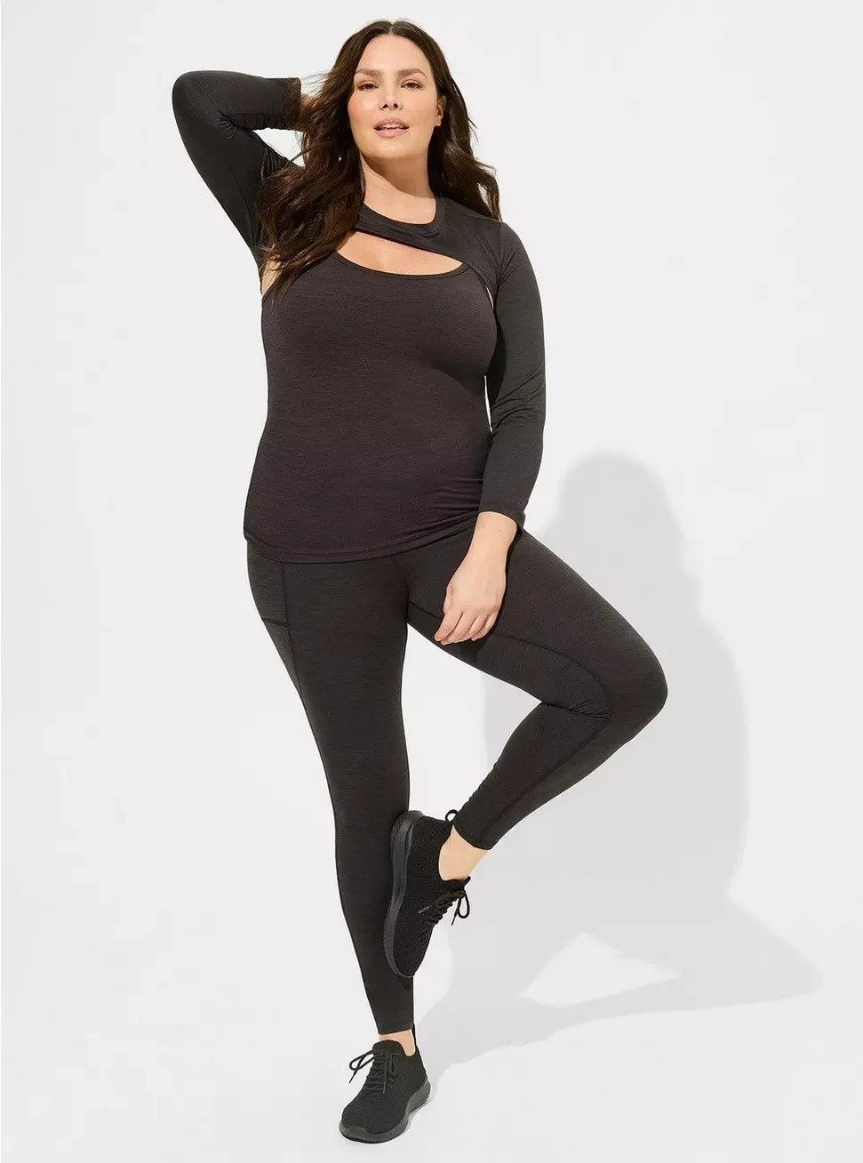 Torrid Active Black Super Soft Performance Jersey… - image 3