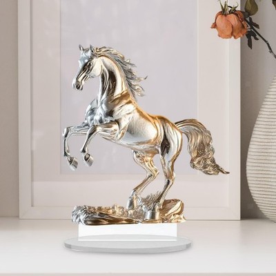 2D Flat Horse Acrylschild Desktop -Originationskunstwerk mit Grund wasserdichte