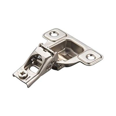  E-Centra Nickel-Plated Metal 106-degree 1/2-inch Overlay Screw-on Face Frame 