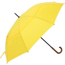 Wooden J-Handle Umbrella, 54/62 inch, Classic Large Windproof Stick Umbrella,...
