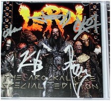 Arockalypse Signed Autographed CD Cover