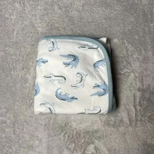 Just One You Carter's Baby Blanket Crocodile Alligator Terry Knit Receving Towel