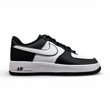 Nike Men Air Force 1 Low '07 White Swoosh Panda Size 8.5 DV0788-001 NEW W/O BOX