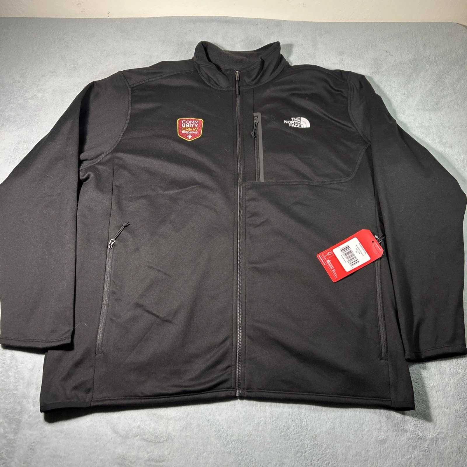 NWT The North Face Skyline Full-Zip Fleece Jacket Mens 2XL Company Logo Outdoors