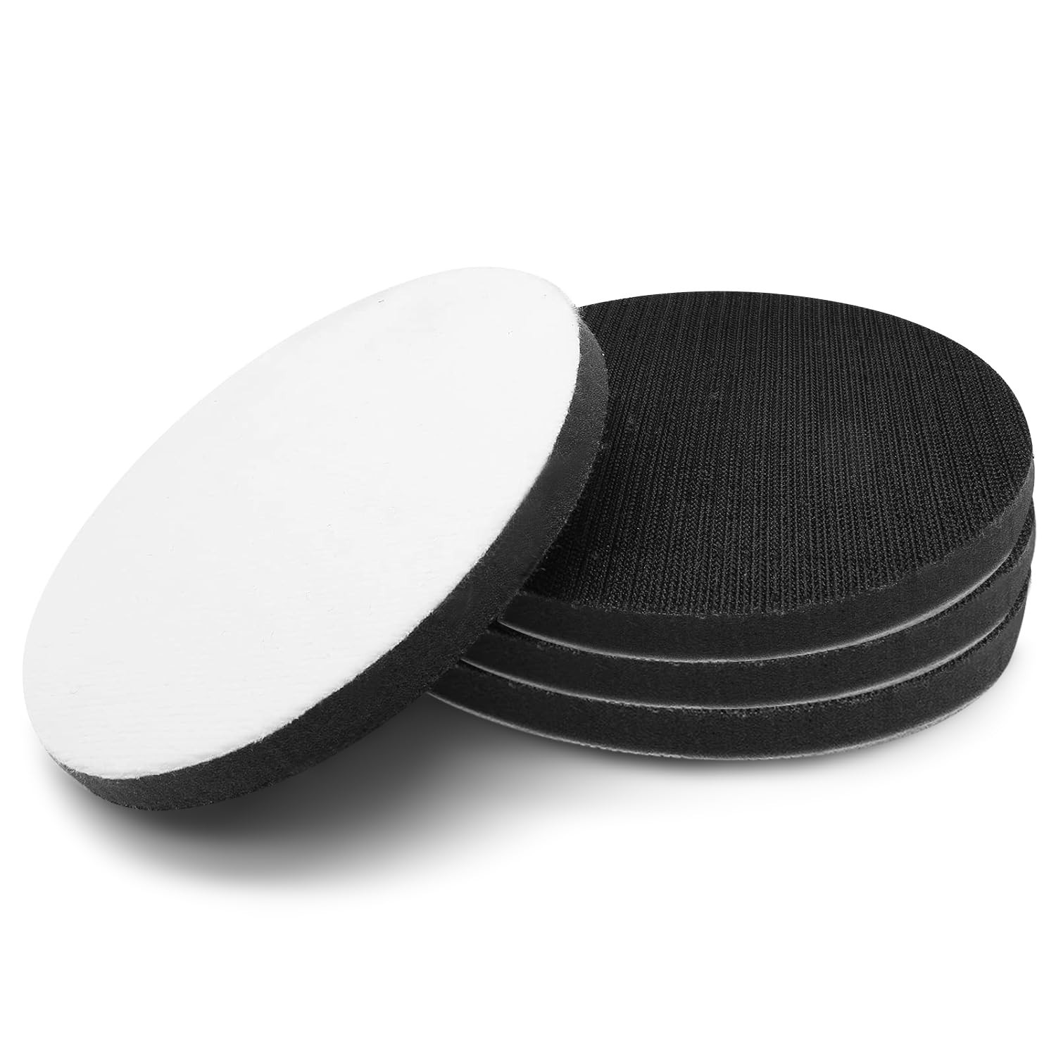 5PCS 6" Hook Loop Soft Sponge Cushion Buffer Pad Foam Sponge