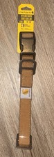 New Carhartt Nylon Duck Dog Collar Durable Repels Water LARGE 18" - 26" Brown