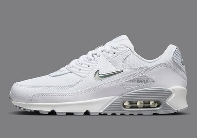 NEW Nike Air Max 90 Jewel Swoosh White Smoke Grey FN8005-100 s-l400.jpg main image 2