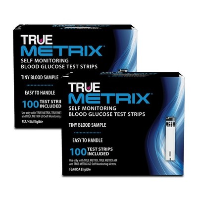TRUE METRIX  Blood Glucose Test Strips 100ct - 2 Pack 200 Test Strips