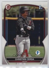 2023 Bowman 1st Edition Christian Cerda #BPPF-56 3f4