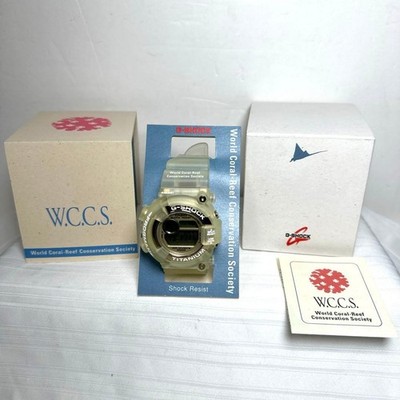 Casio G-Shock Frogman W.C.C.S. Coral Reef Conservation Model Watch Used From Jap